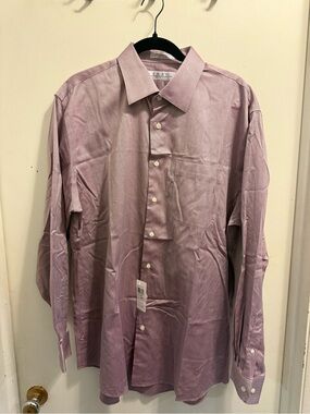 Men's Dress Shirt by Enro in Wine